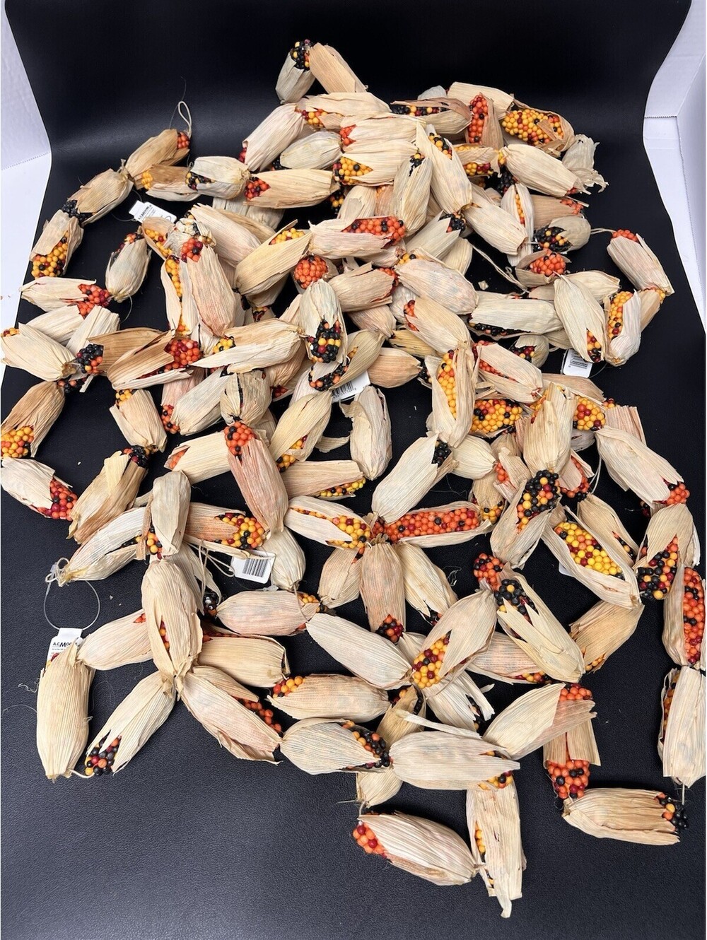 Lot of 7 Corn Husk Cob Garland Fall Decor AC Moore New w/ Tags